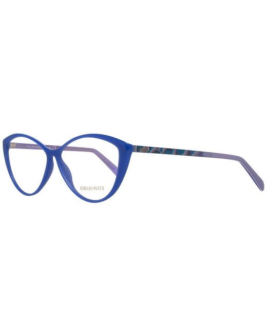 Emilio Pucci Blue Plastic Glasses (frames)