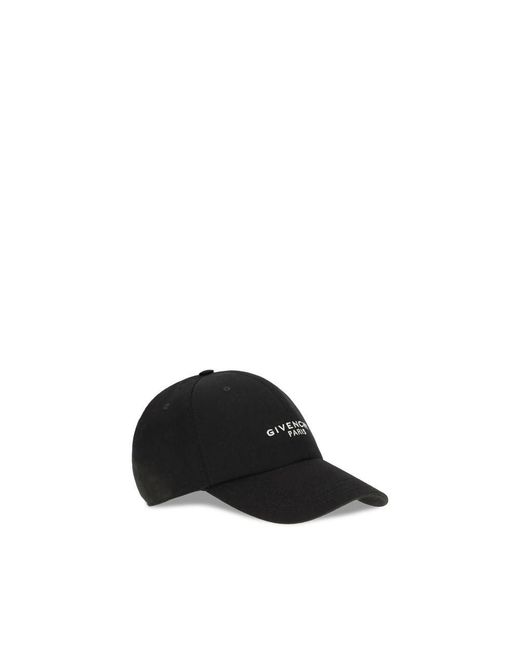 Givenchy Black Cotton Cap (baseball Hat) for men