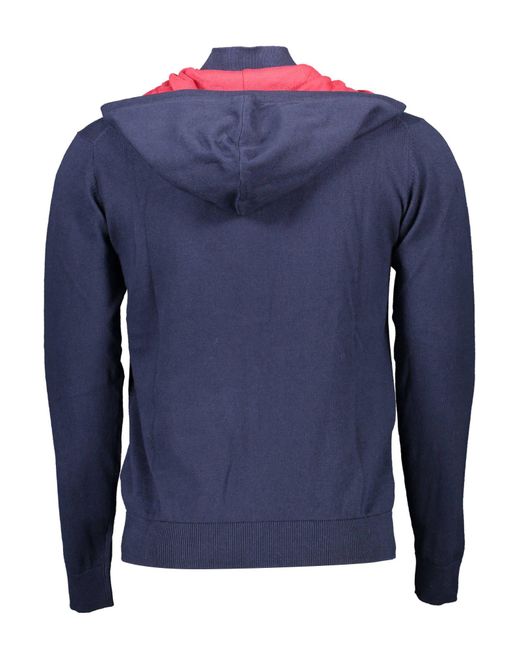 U.S. POLO ASSN. Blue Cotton Sweater for men