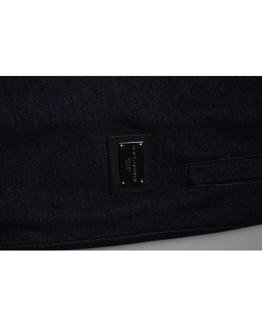 Dolce & Gabbana Blue Relaxed Fit Drawstring Pants for men