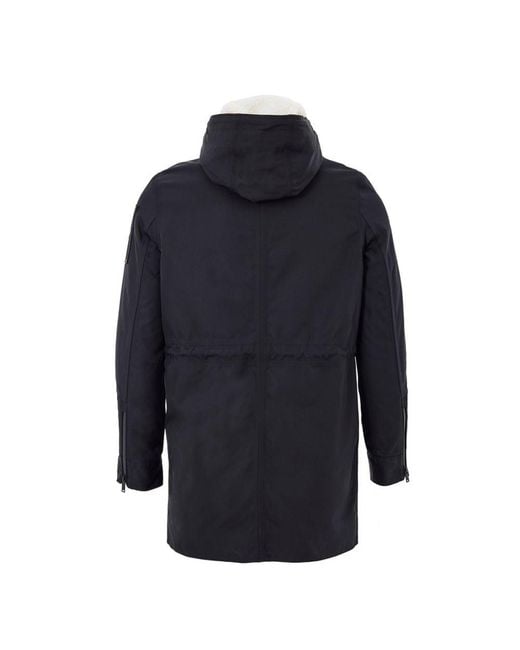 Moose Knuckles Blue Nylon Parka