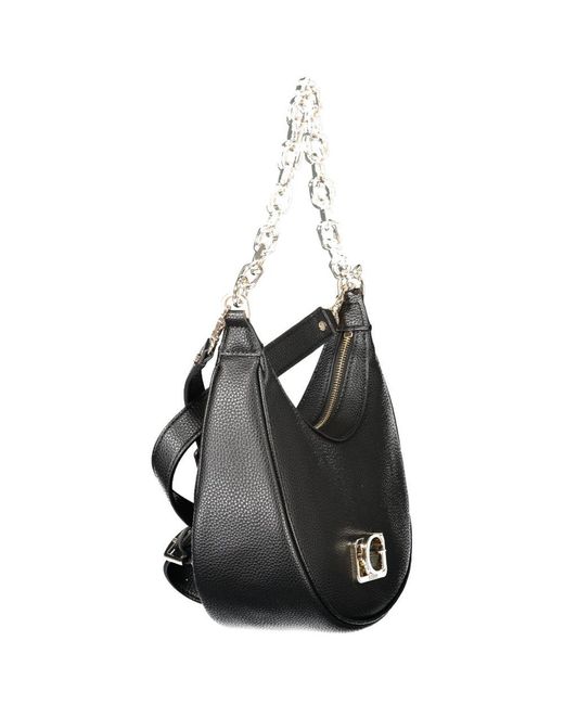 Guess Gray Black Polyurethane 's Handbag