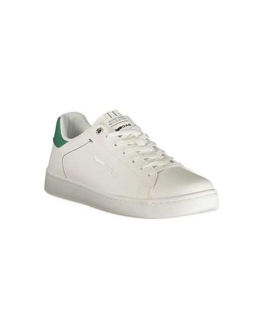 Gas White Polyurethane Men Sneaker for men