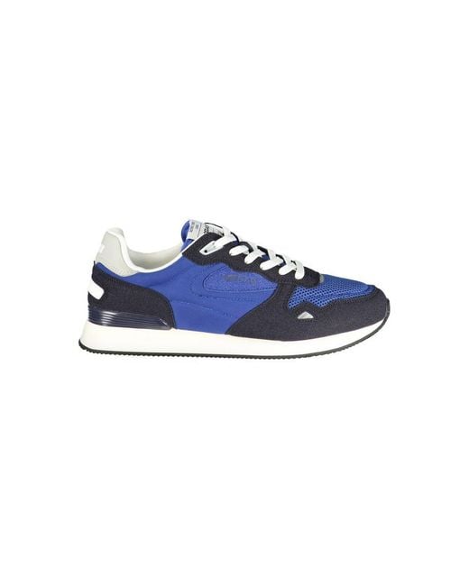 Gas Blue Polyester Men Sneaker for men