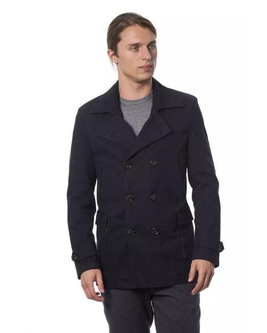 Verri Blue Cotton Blazer for men