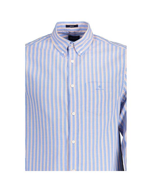 Gant Blue Light Cotton Shirt for men