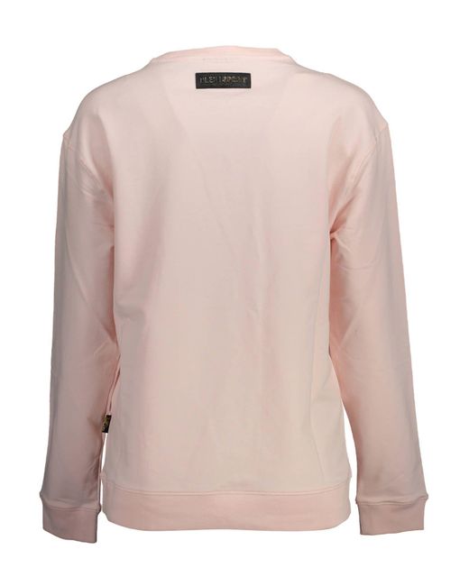 Philipp Plein Pink Cotton Sweater