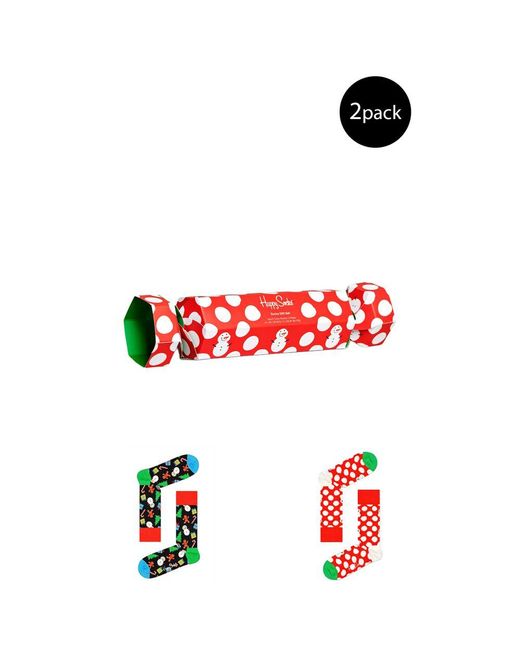 Happy Socks Red Cotton Sock