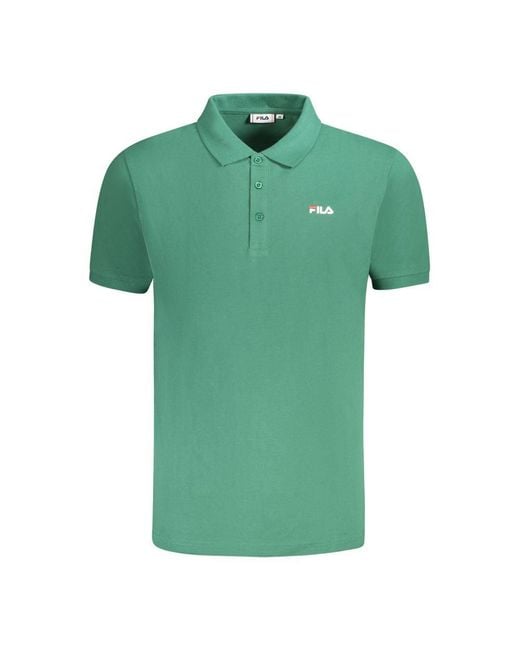 Fila Green Classic Polo Shirt Short Sleeve for men