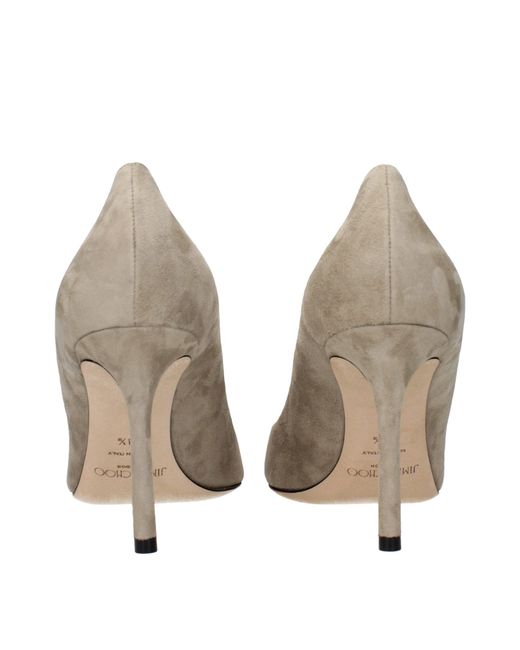 Jimmy Choo Metallic Romy Pointedtoe Suede Pumps