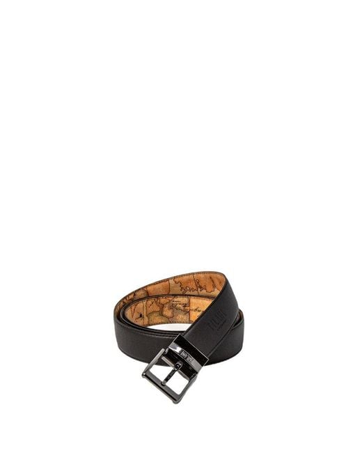Alviero Martini 1A Classe Multicolor Brown Leather Regular Belt for men