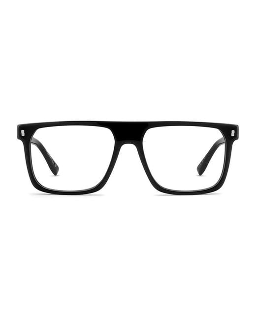 DSquared² Black Acetate Glasses (frames) for men