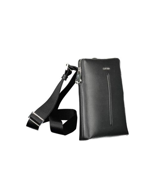 Calvin Klein Gray Polyester Shoulder Bag for men
