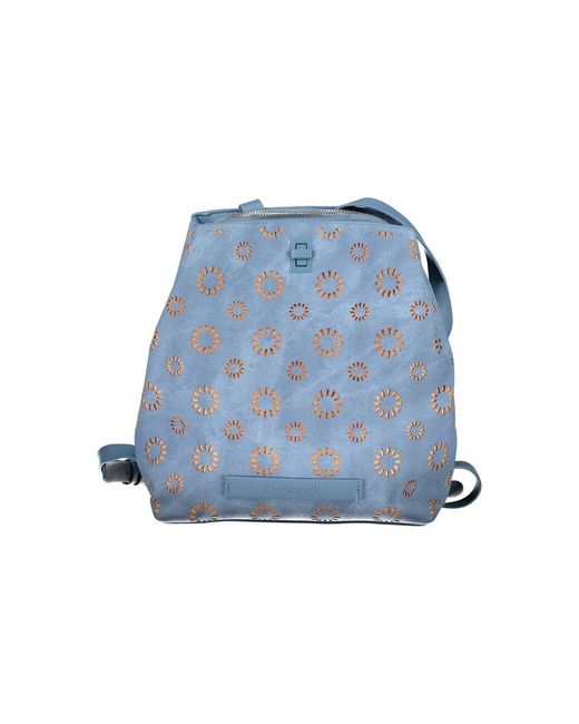 Desigual Blue Light Polyethylene Backpack