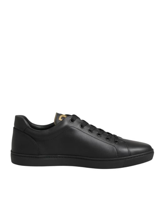Dolce & Gabbana Black Street Life Low Top Men Sneakers Shoes for men