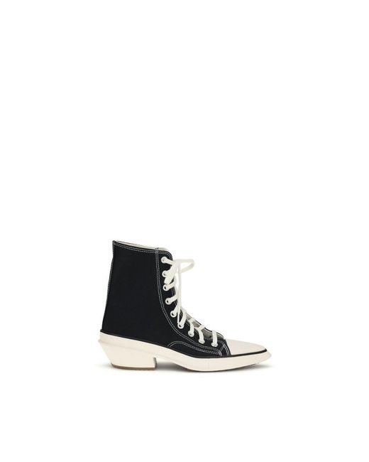 Converse Black Fabric Chunky Sneakers