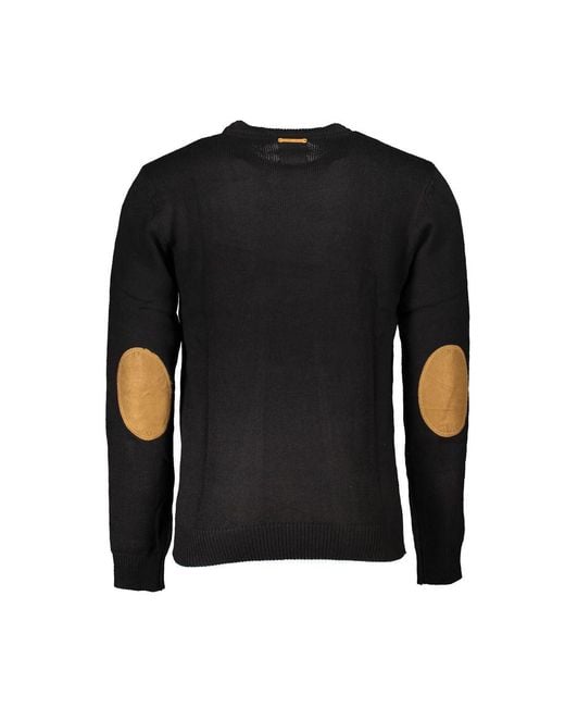 Gianmarco Venturi Black Cotton Men's Sweater for men