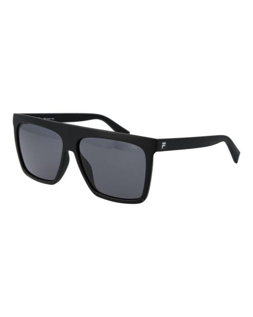 Fila Black Plastic Sunglasses for men