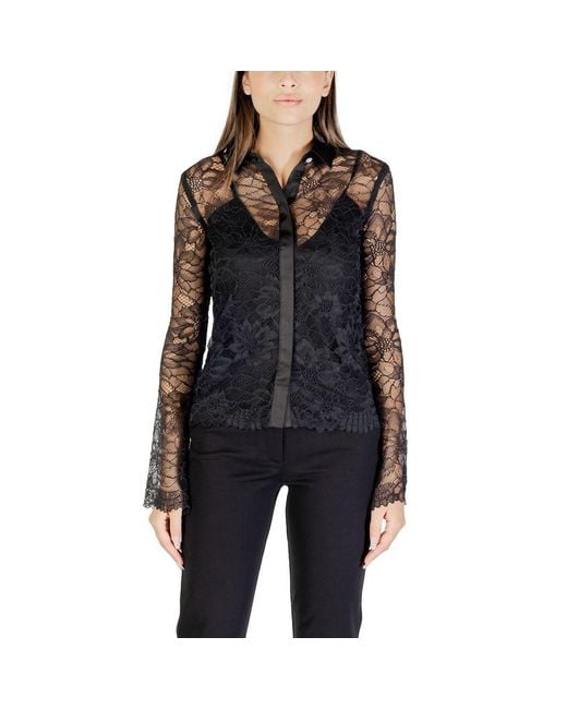 Guess Black Polyamide Blouse