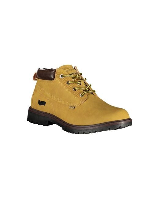 Gas Yellow Polyurethane Ankle Boot for men