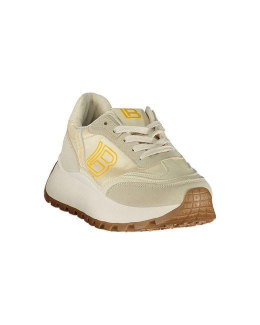 Laura Biagiotti Natural Beige Polyurethane Sneaker