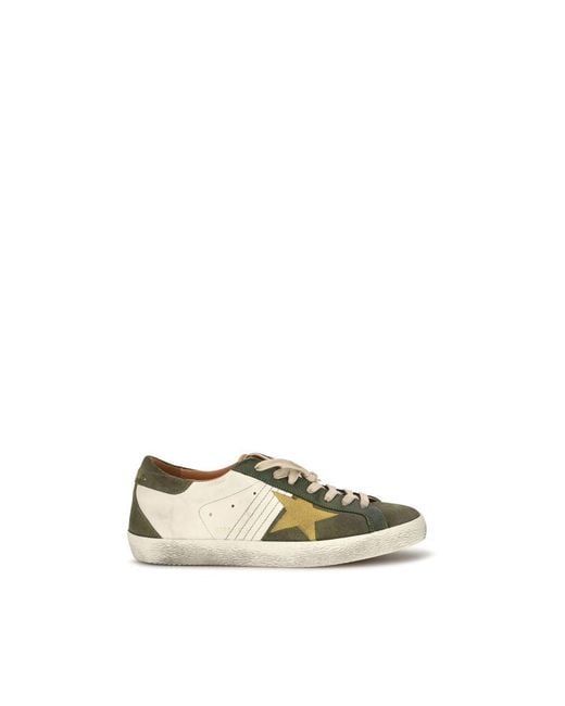 Golden Goose Deluxe Brand Metallic Bicolor Calf Leather Bos Taurus Sneakers for men