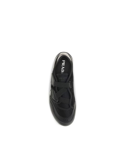 Prada Black Nylon Low Top Sneakers for men