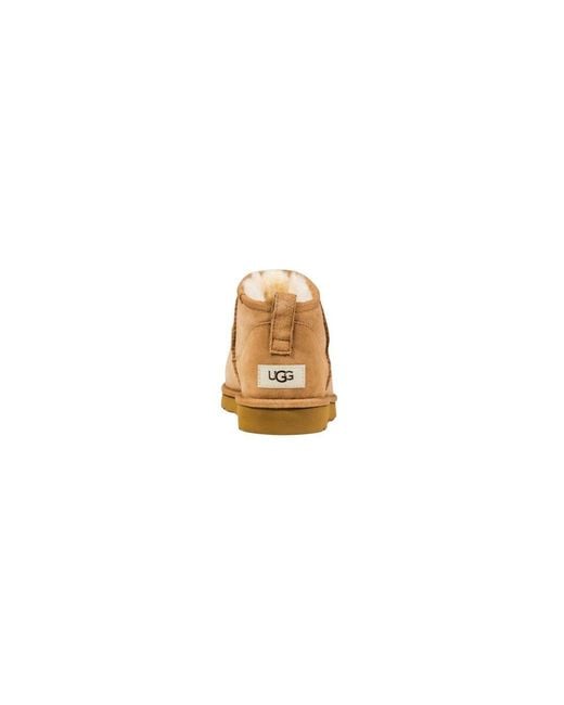 Ugg Natural Beige Leather Ankle Boots for men