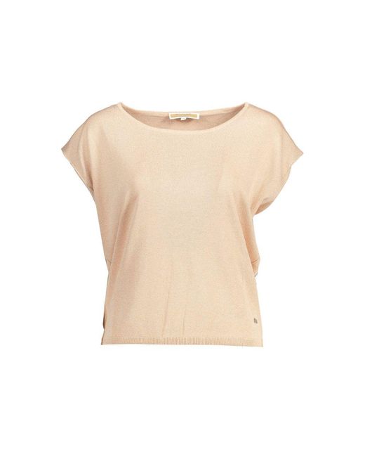 Kocca Natural Pink Polyester Tops & T