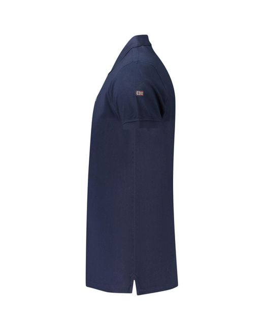 Norway 1963 Blue Cotton Men's Polo for men
