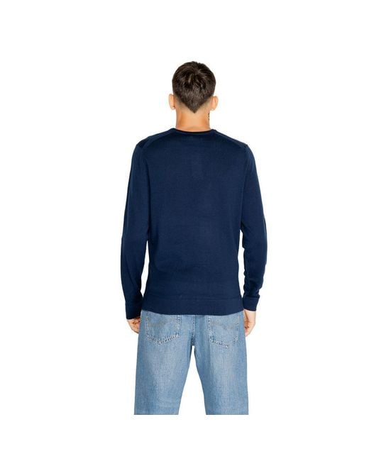 Calvin Klein Blue Wool Wool T-Shirt for men