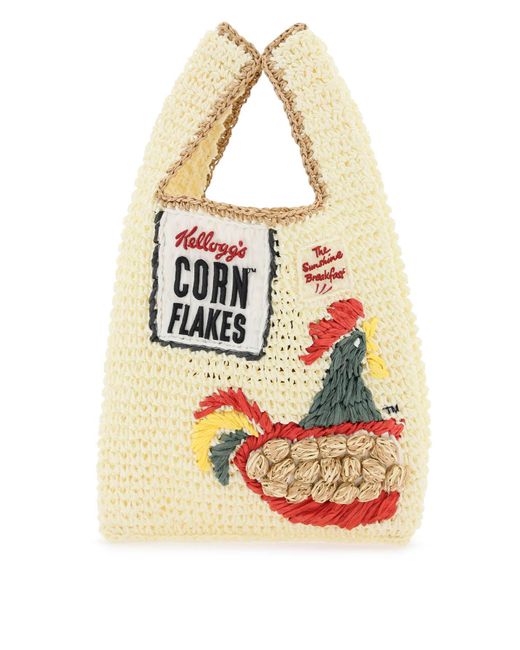 Anya Hindmarch Multicolor Borsa Tote Mini Corn Flakes