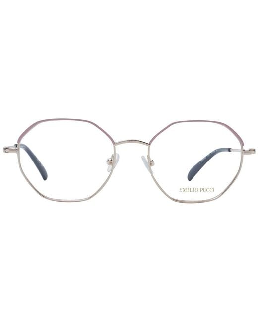 Emilio Pucci Metallic Metal Glasses (Frames)