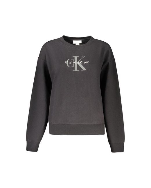 Calvin Klein Black Cotton Sweater