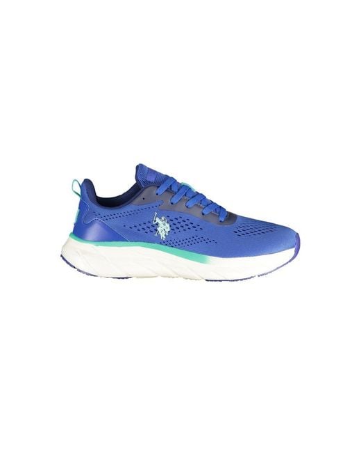 U.S. POLO ASSN. Blue Polyurethane Men's Sneaker for men