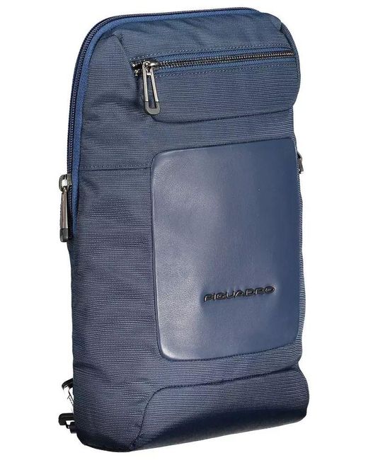 Piquadro Eco-friendly Chic Blue Shoulder Bag for men