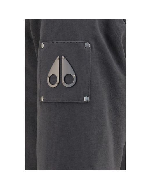 Moose Knuckles Gray Polyester Sweatshirt for men