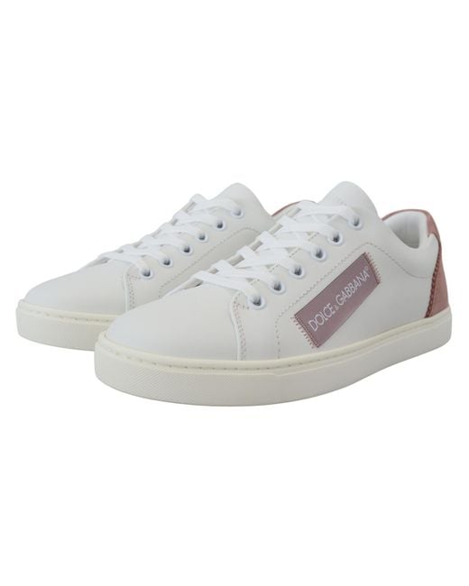 Dolce & Gabbana Black Chic Leather Low-Top Sneakers