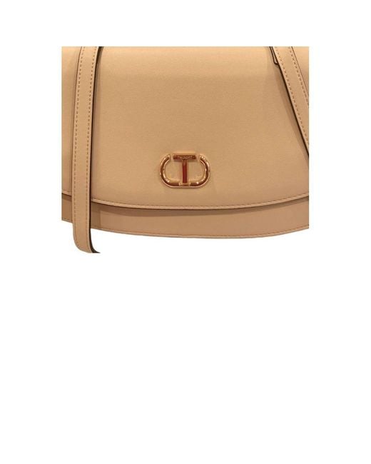 Twinset Natural Yellow Pu Crossbody