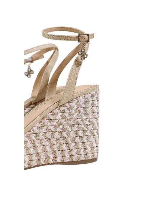 Guess White Beige Polyethylene High Heel Pumps