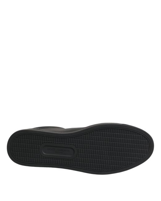 Dolce & Gabbana Black Street Life Low Top Men Sneakers Shoes for men