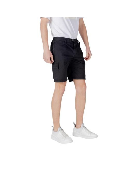 Boss Blue Cotton Bermuda for men