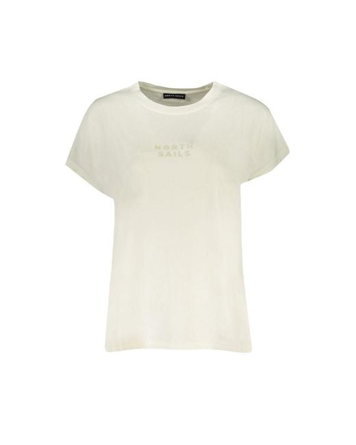 North Sails Natural White Cotton Tops & T for men