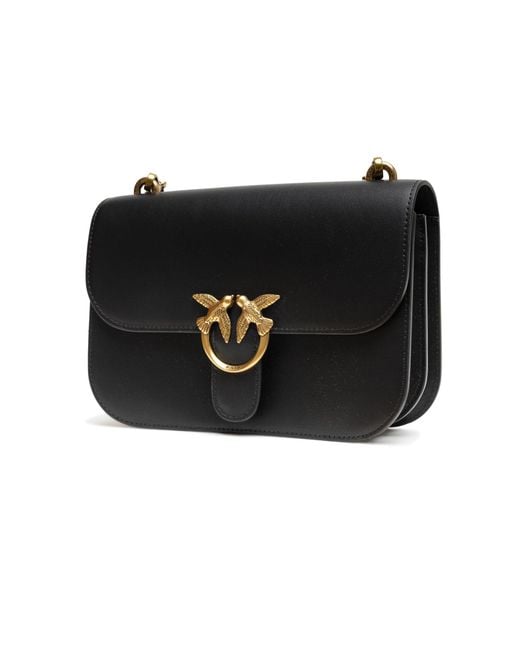 Pinko Black Love Bell Classic Shoulder Bag