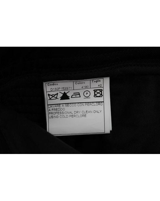 Ermanno Scervino Black Casual Pants Sig30305