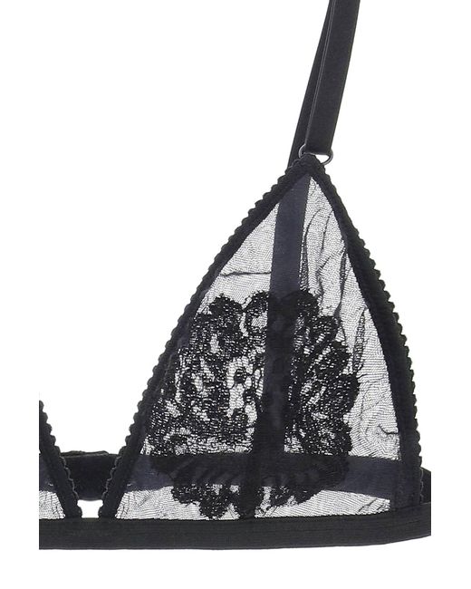 Dolce & Gabbana Black Soft Cup Triangle Bra For