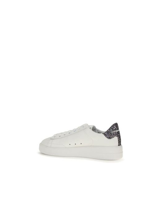 Golden Goose Deluxe Brand White Calf Leather Bos Taurus Low Top Sneakers