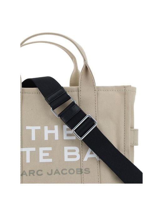Marc Jacobs Multicolor Beige Cotton Handbag