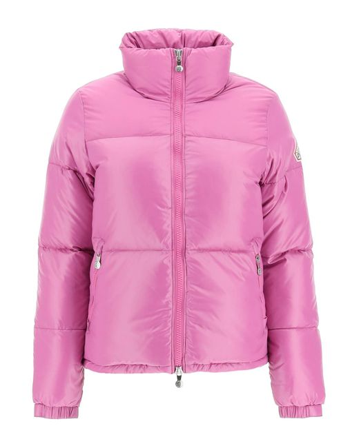 Pyrenex Pink 'goldin 2' Short Down Jacket