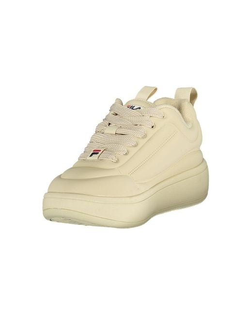 Fila Natural Beige Polyester Sneaker
